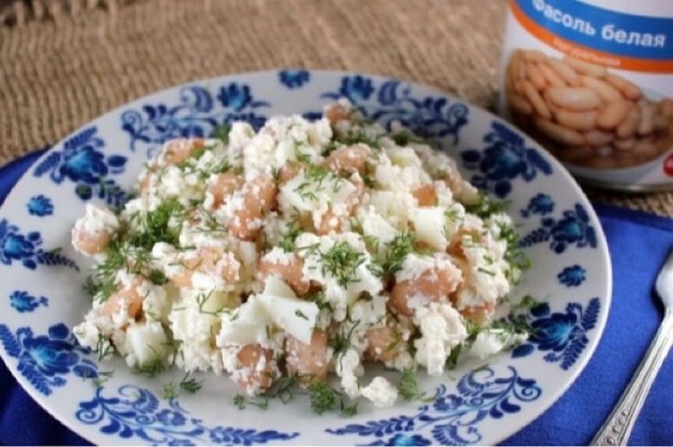 Protein Salad with Cottage Cheese