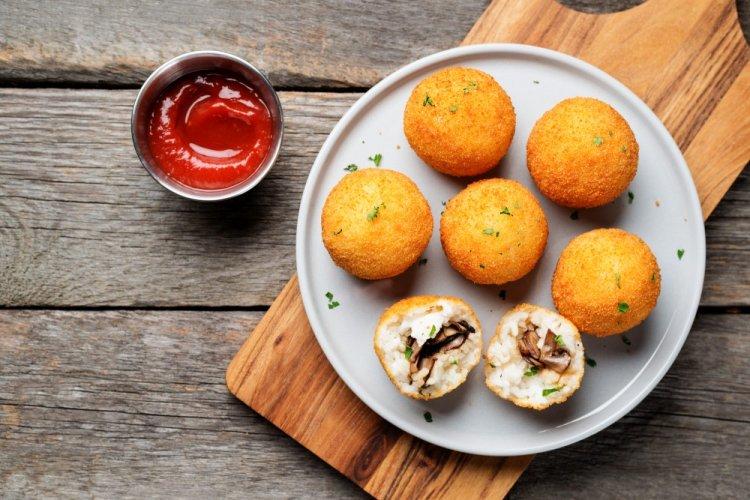 Arancini with Mushrooms
