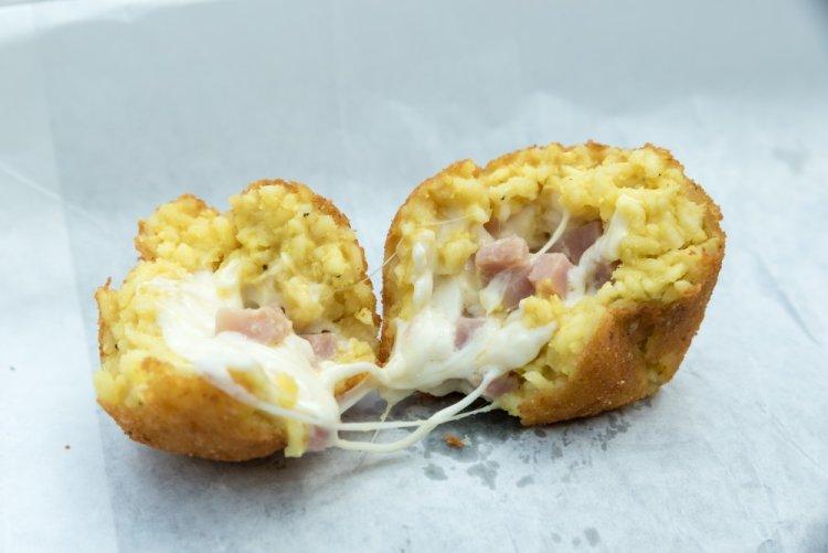 Arancini with Ham and Cheese