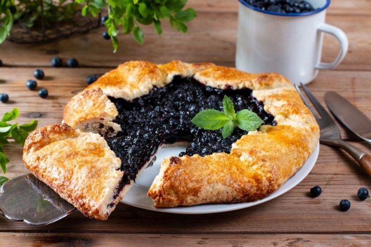 Cottage Cheese Galette with Berries