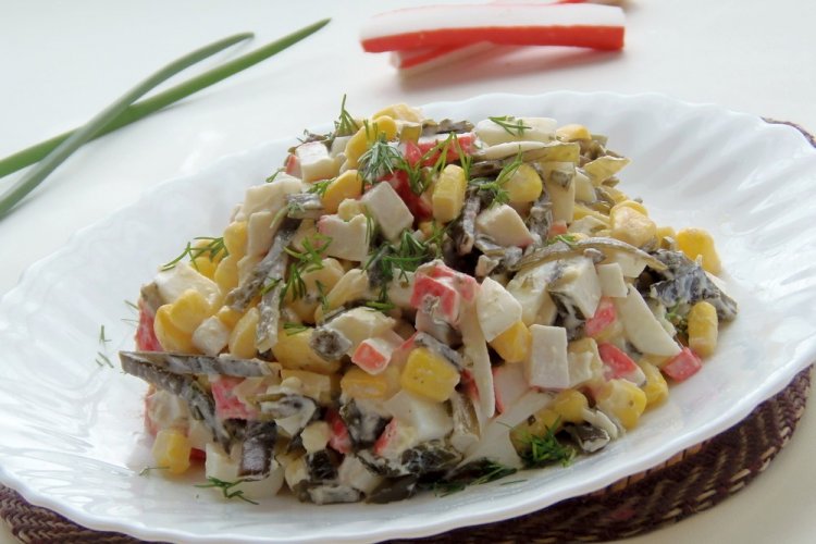 Crab Stick and Seaweed Salad