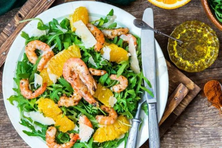 Shrimp and Orange Salad