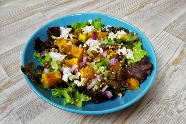 Roasted Pumpkin and Bulgur Salad
