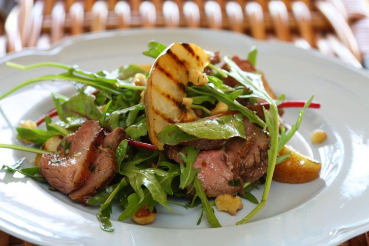 Duck Breast and Pear Salad