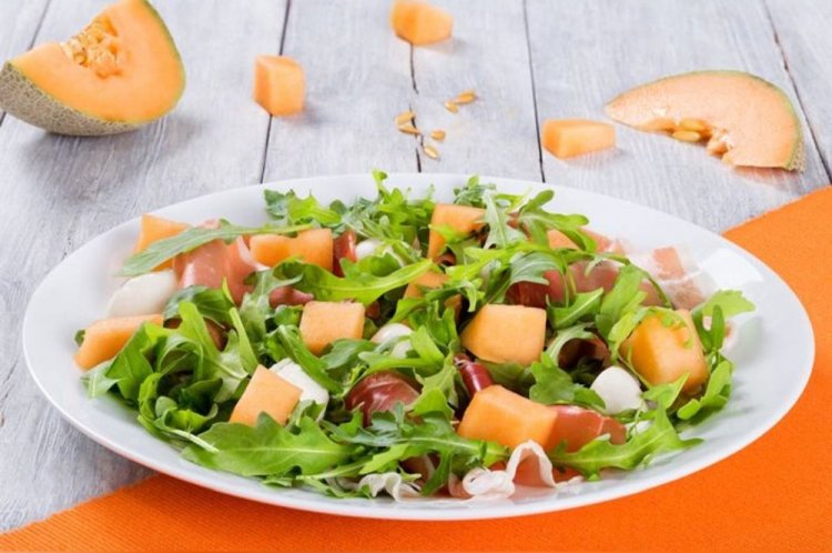 Melon and Prosciutto Salad
