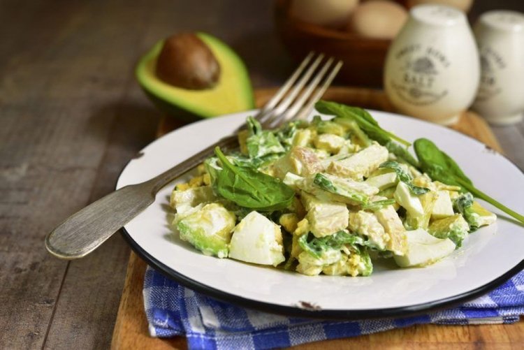 Chicken Fillet and Avocado Salad