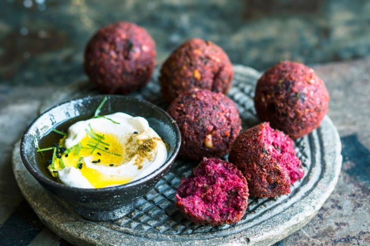 Beetroot Falafel