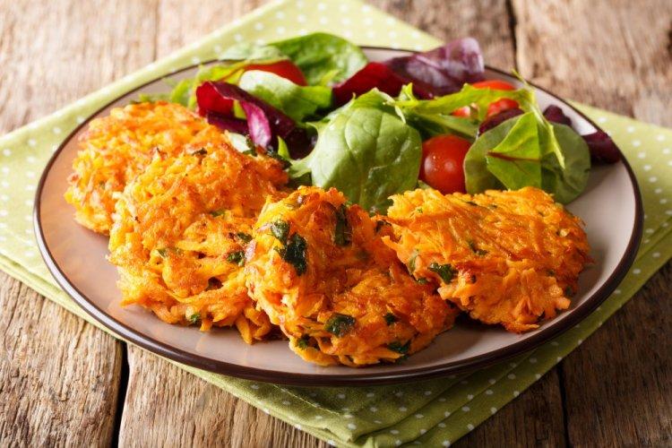 Draniki (Potato Pancakes) with Crab Sticks