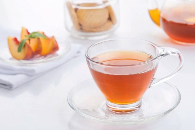 Té de melocotón congelado