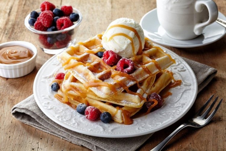 Egg White Waffles