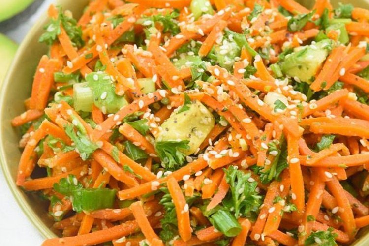 Carrot, Cucumber, and Ginger Salad