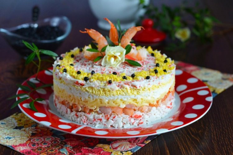 Crab Stick and Shrimp Salad