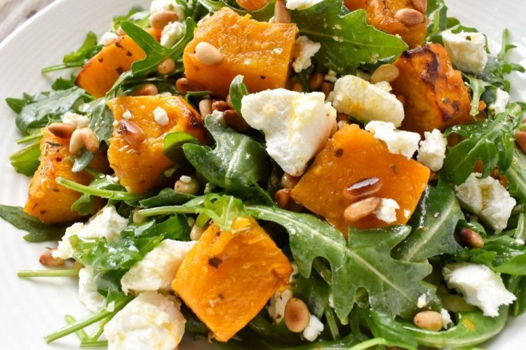 Ensalada templada de calabaza