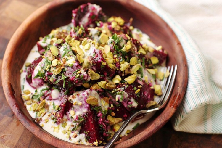 Beetroot Salad with Pistachios