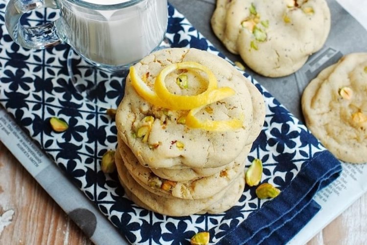 Pistachio Lemon Cookies