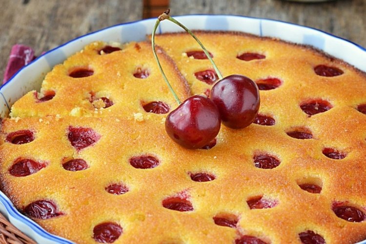 Mannik de cereza con kéfir