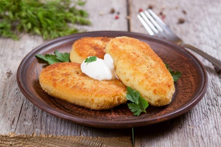 Potato Zrazy with Minced Meat in Breadcrumbs