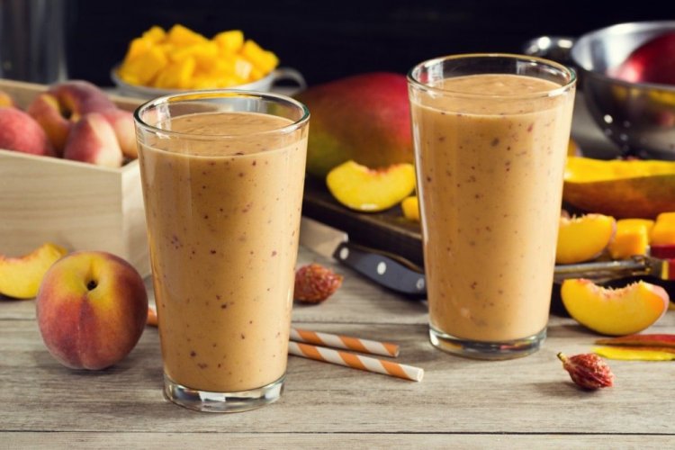Batido de melocotón
