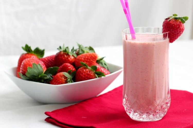 Batido de fresa