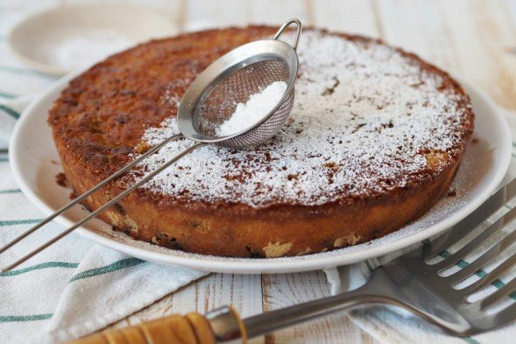 Mannik con crema agria sin harina