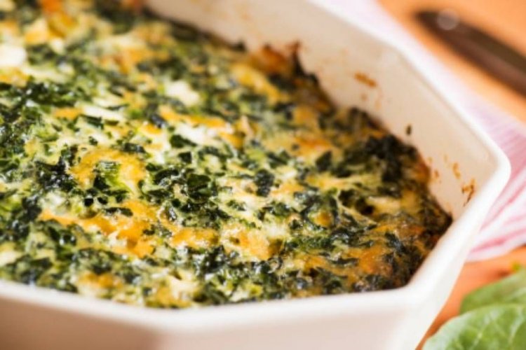 Ricotta Bake with Spinach
