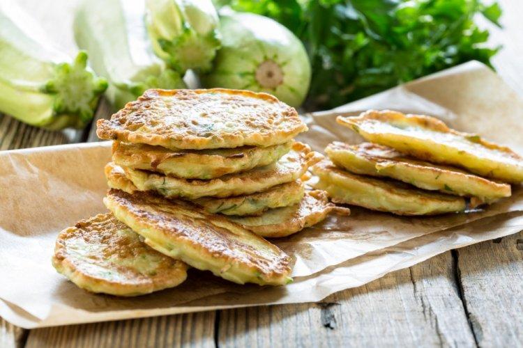 Zucchini Pancakes with Rice Flour