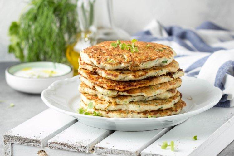 Rice Flour and Herb Pancakes