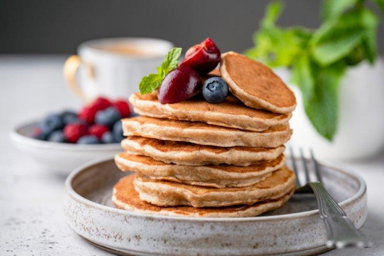 Oatmeal Pancakes with Rice Flour