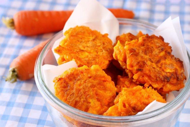 Carrot Pancakes with Rice Flour