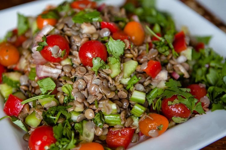Celery and Lentil Salad