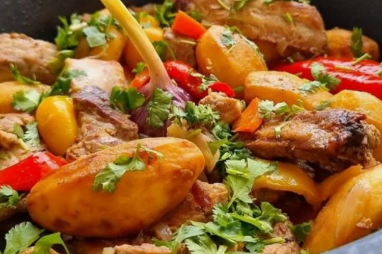 Kazan-Kebab with Vegetables