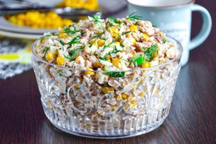 Tuna, Carrot, and Corn Salad