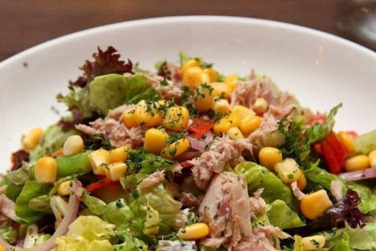 Tuna, Corn, and Avocado Salad