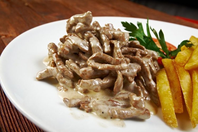 Pork Stroganoff