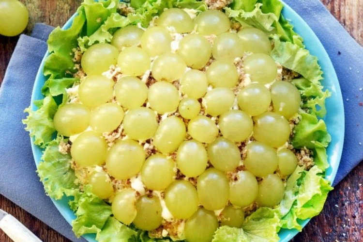 Tiffany Salad with Grapes