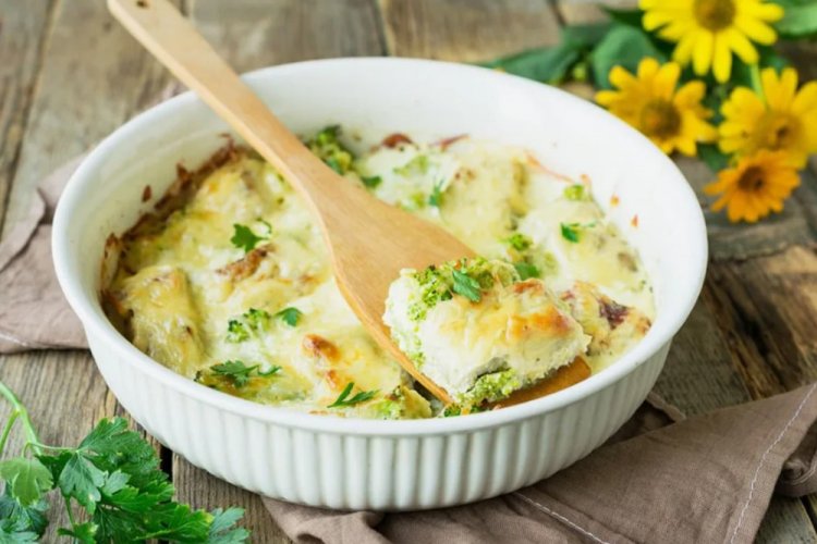 Pollock with Broccoli for New Year's