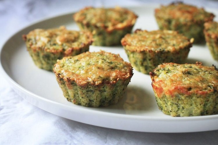 Keto Broccoli and Bacon Muffins