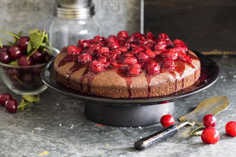 Keto Chocolate Cherry Pie