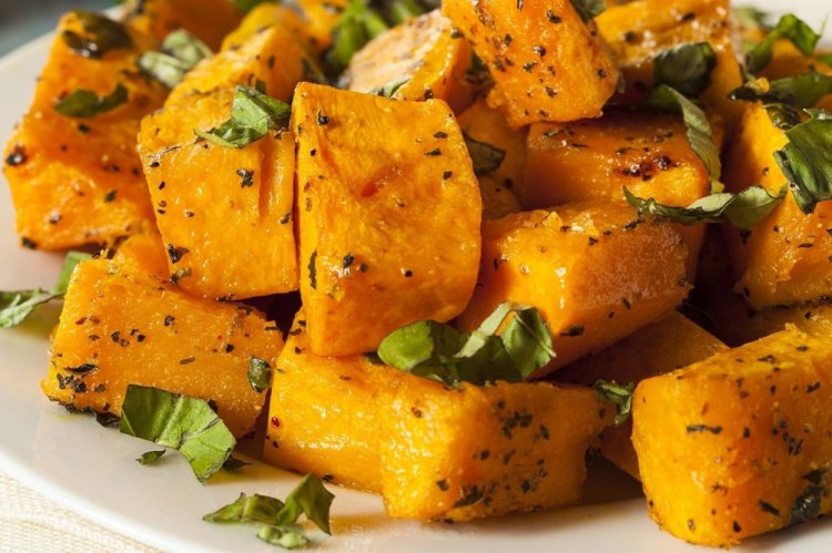 Calabaza asada al horno