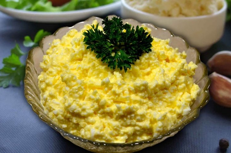 Jewish Salad with Crab Sticks