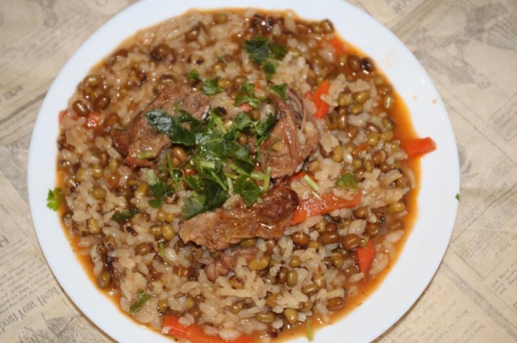 Mashkichiri in an Uzbek Kazan