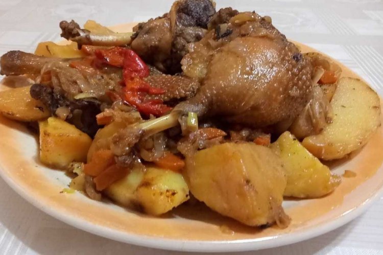 Duck in an Uzbek Kazan
