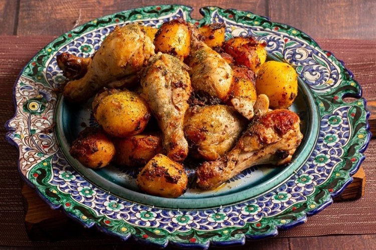 Chicken in an Uzbek Kazan