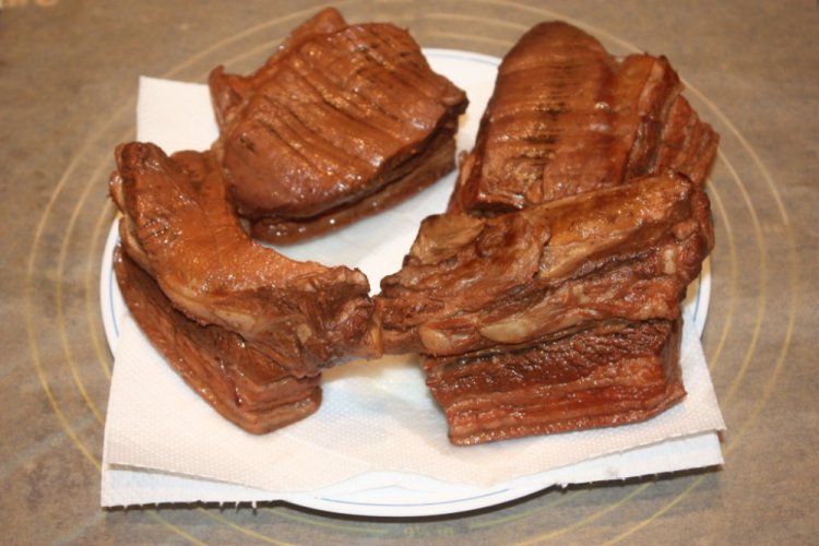 Brisket in Onion Skins with Liquid Smoke