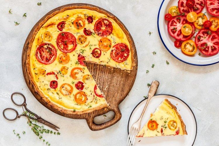 Ricotta and Cherry Tomato Pie