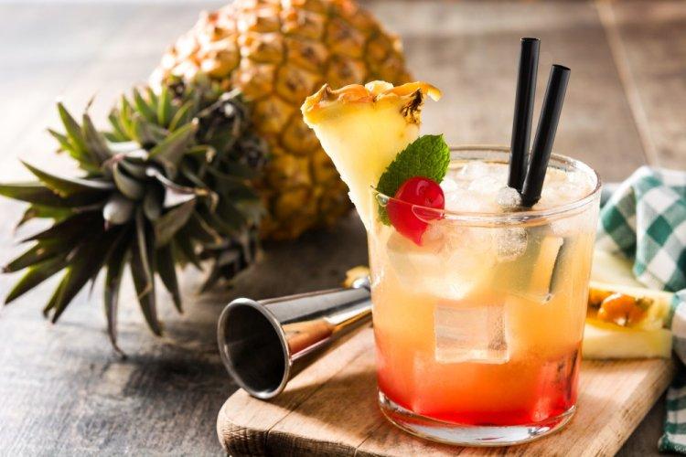 Mai Tai with Grenadine