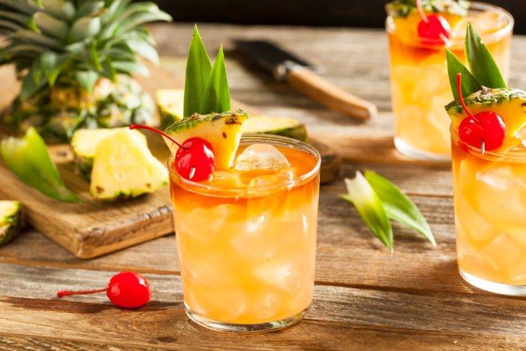 Mai Tai with Pineapple Juice