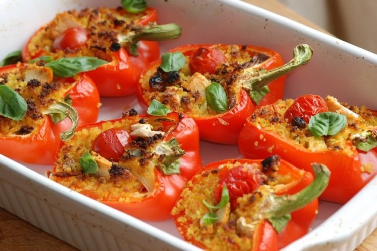 Stuffed Bell Peppers with Ptitiim