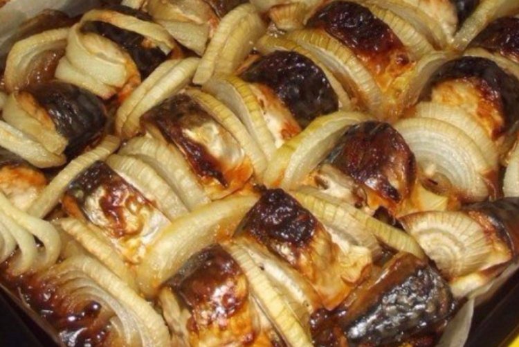Caballa al horno