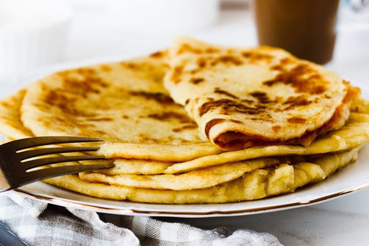 Blinis de patata noruegos
